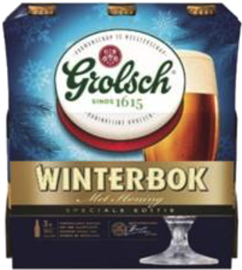 Grolsch Winterbock set van 3 flesjes a 0,30 liter